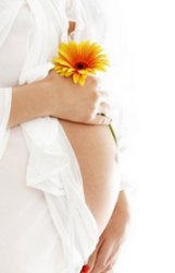 Maternity Reflexology. Library Image: Pregnant Lady
